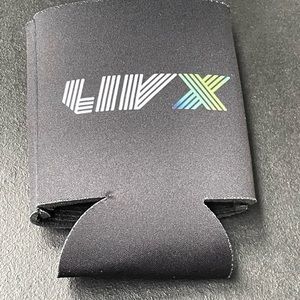 liv x golf event tournament drink beer coozy cozy holder las vegas united states